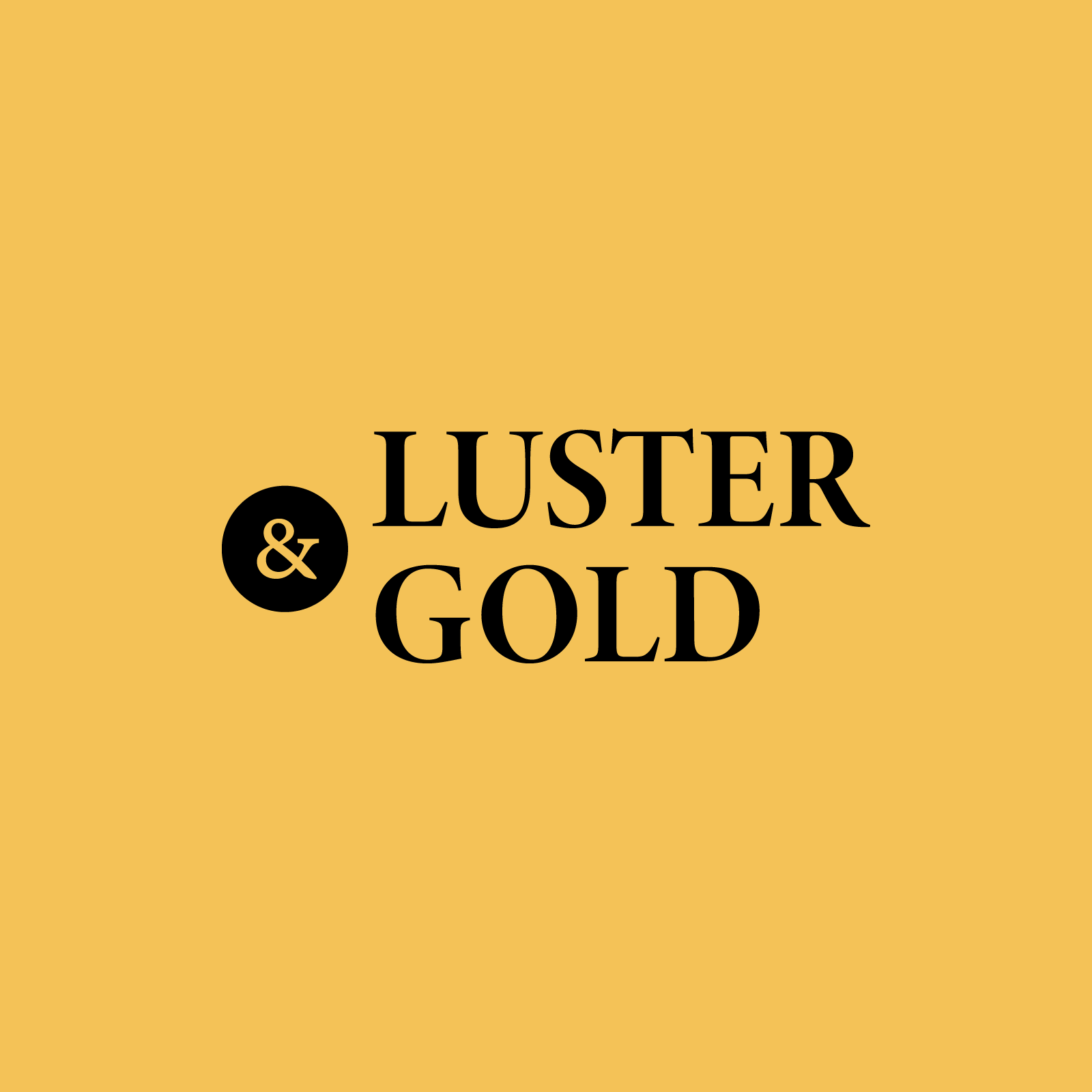 Luster & Gold – 2 – Logo Design